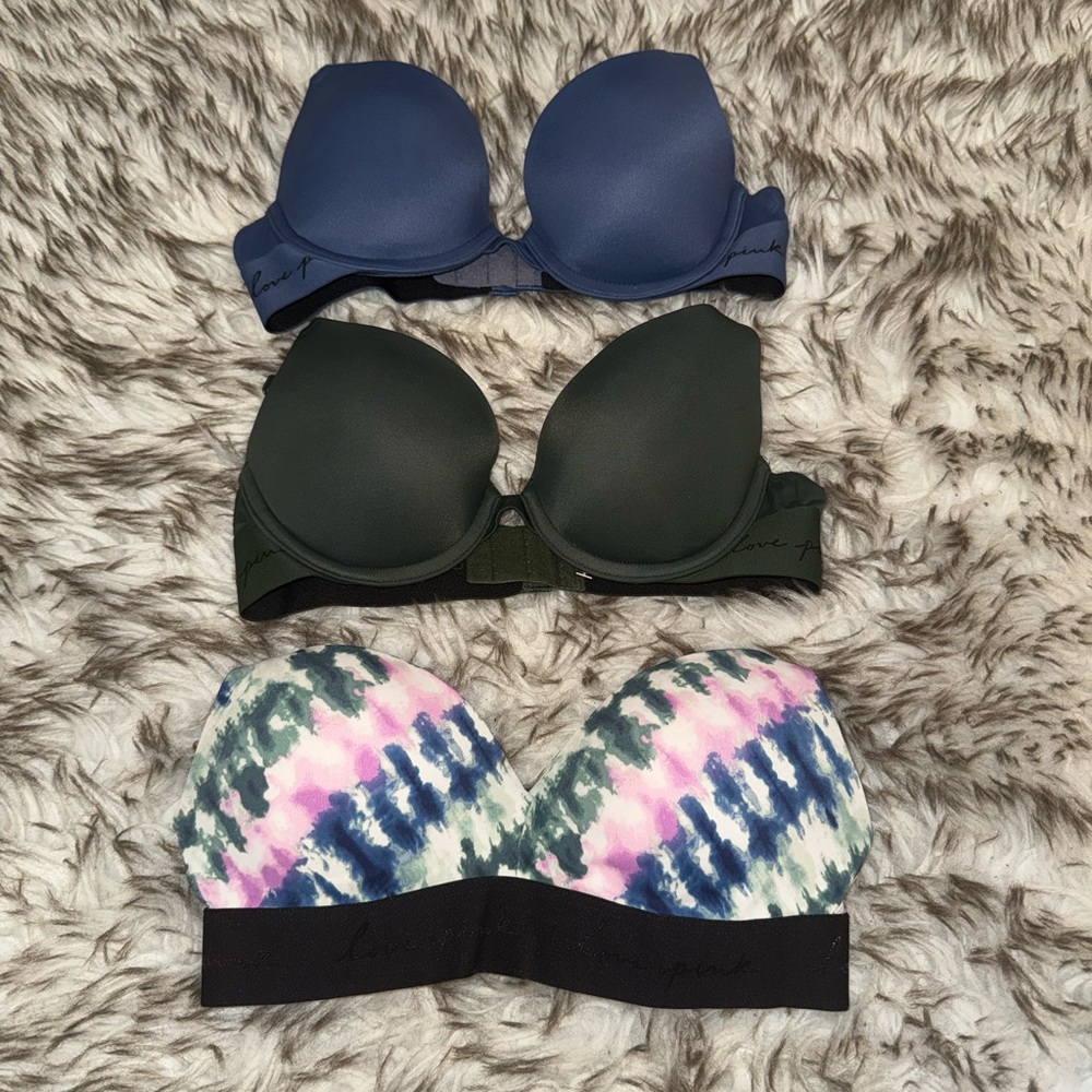 Bundle of VS Pink Wear Everywhere Bras
